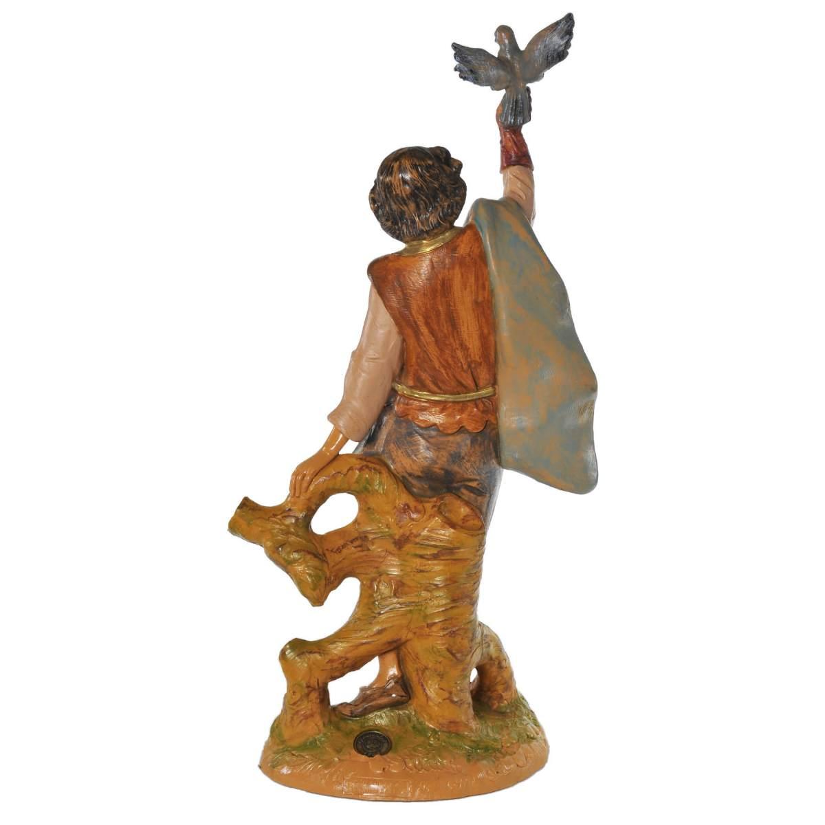 Statua cm.30 Falconiere con Falco | Fontanini