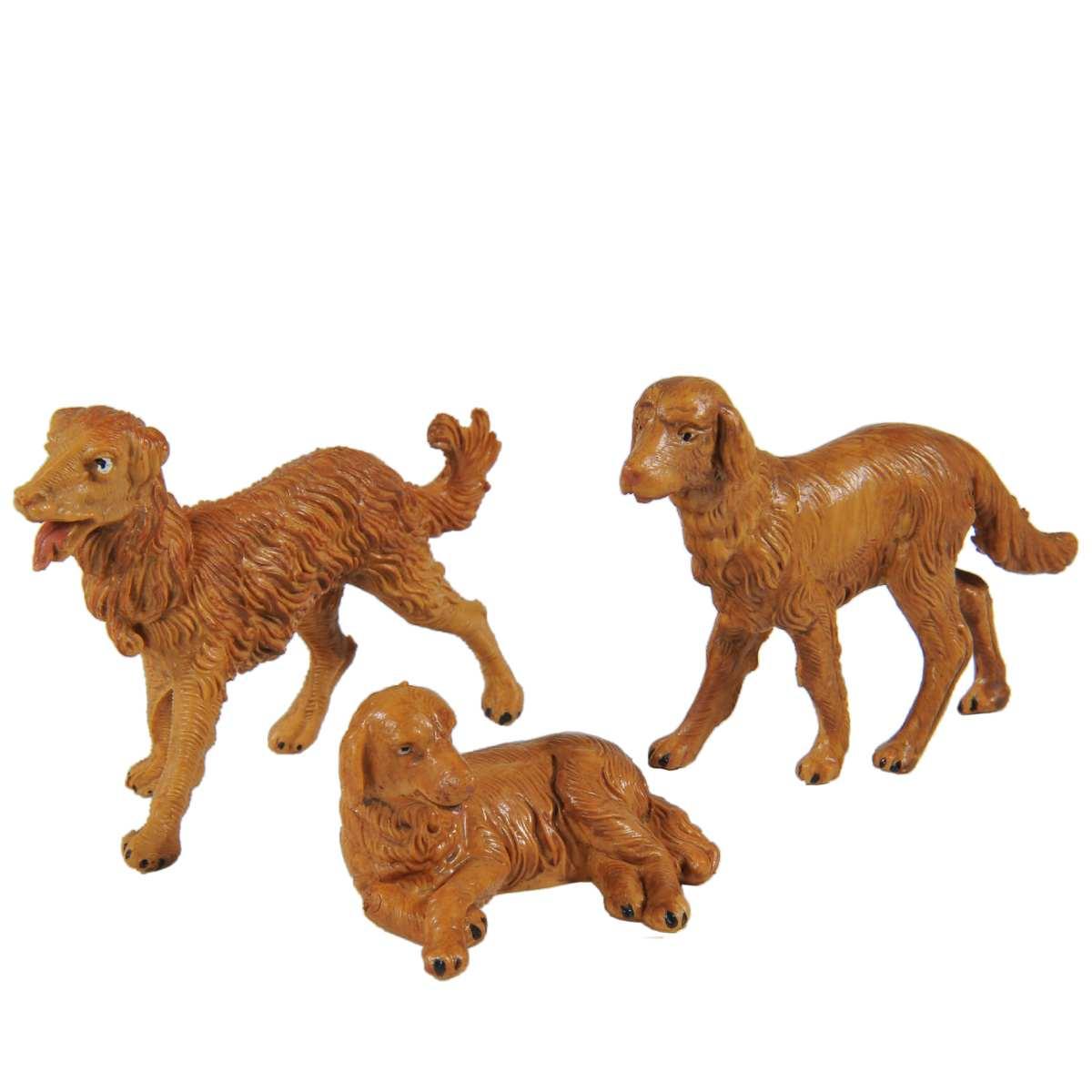 Statua cm.12 Cani Set pz.3 | Fontanini