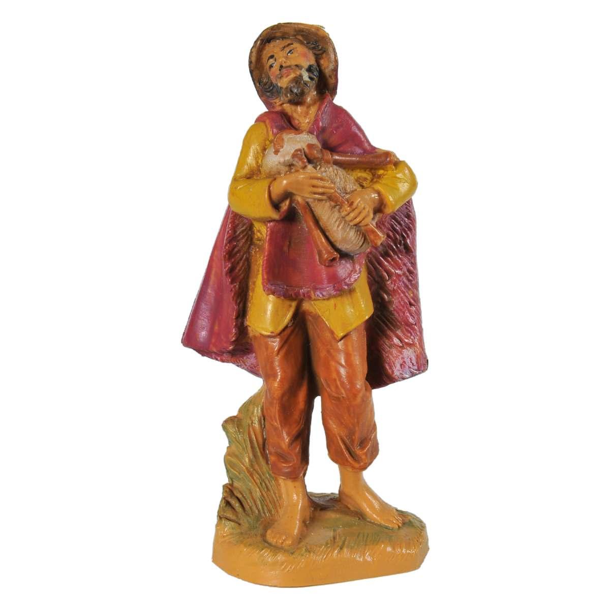 Statua cm.9,5 Pastore Zampognaro | Fontanini
