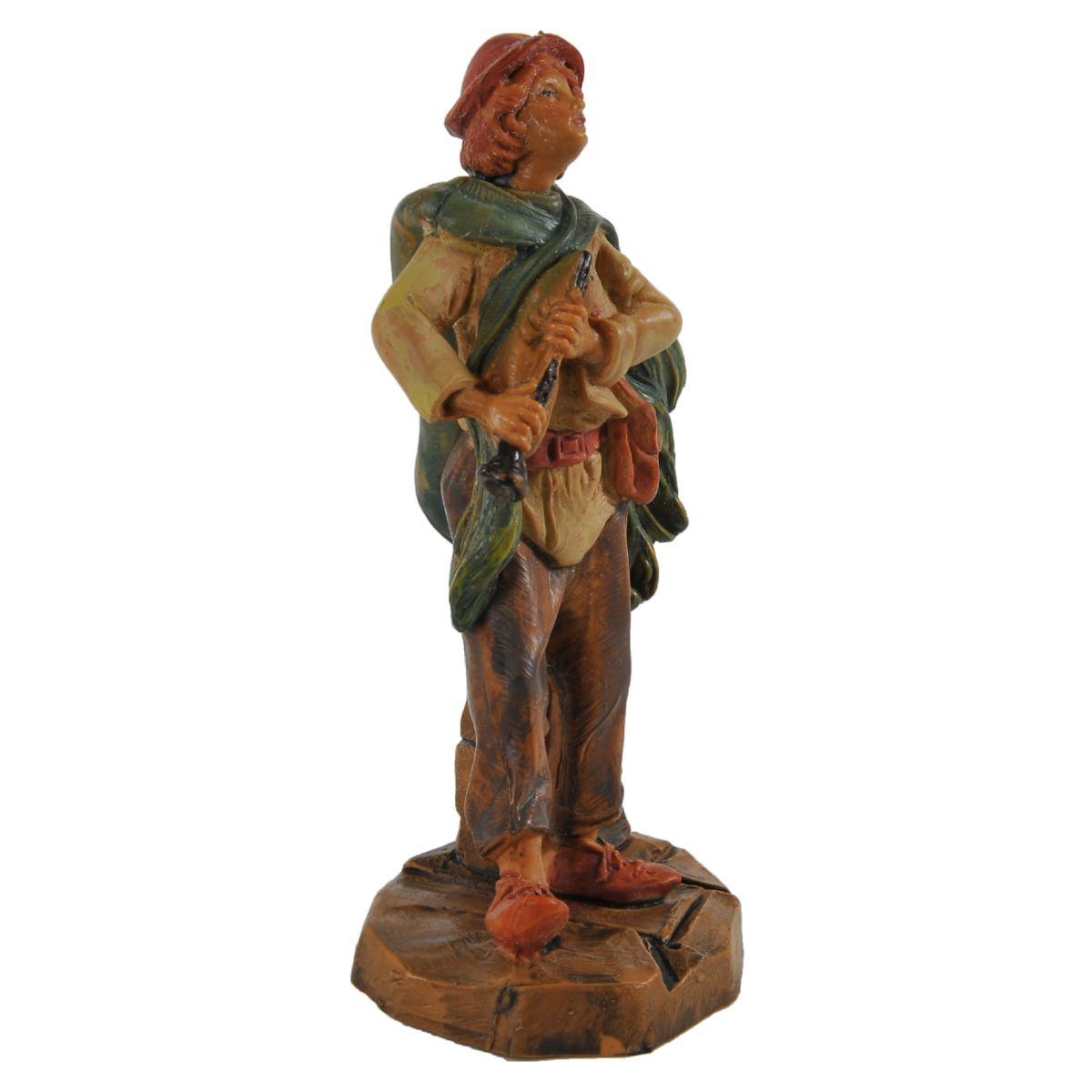 Statua cm.9,5 Pastore con Flauto | Fontanini