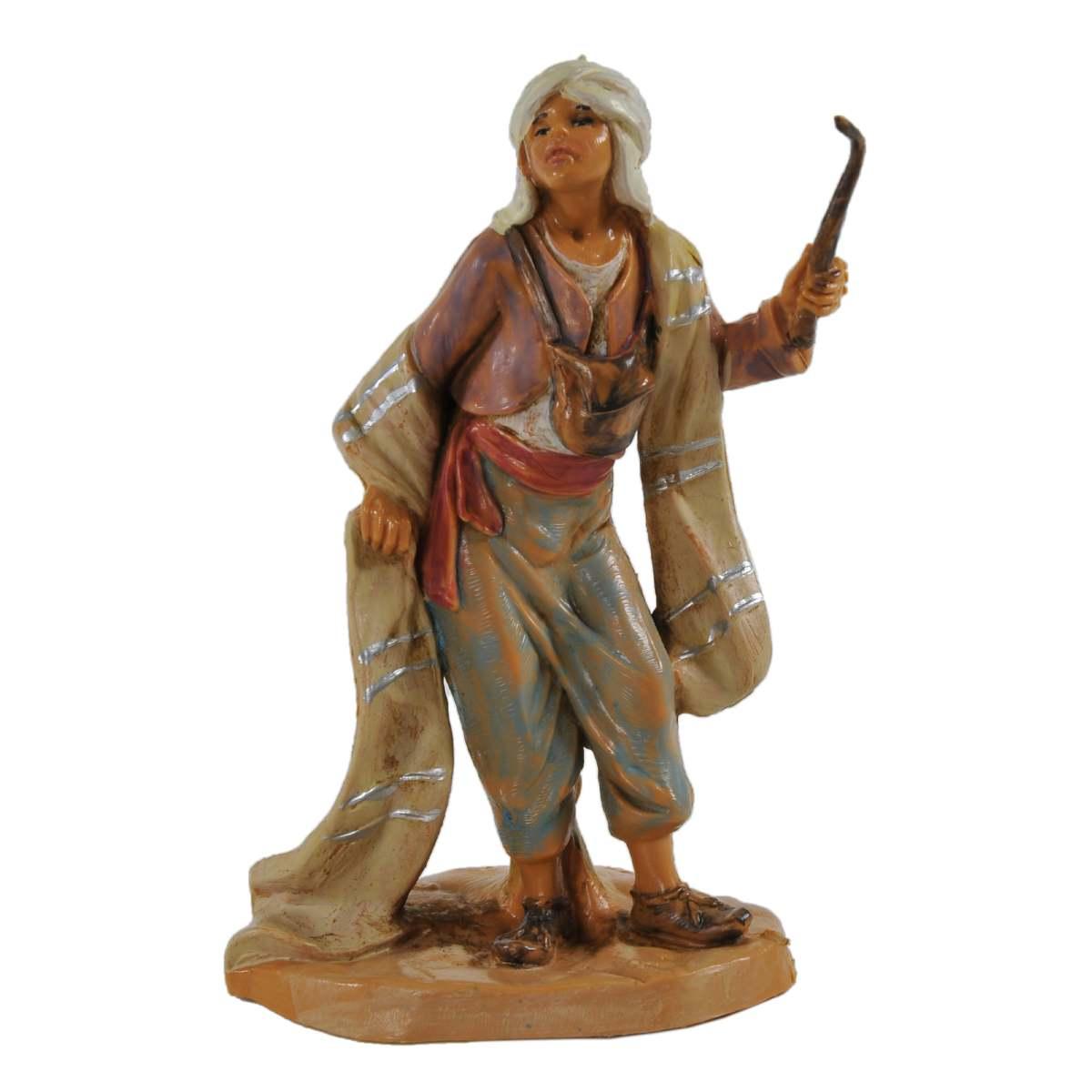 Statua cm.9,5 Pastore con Frusta | Fontanini