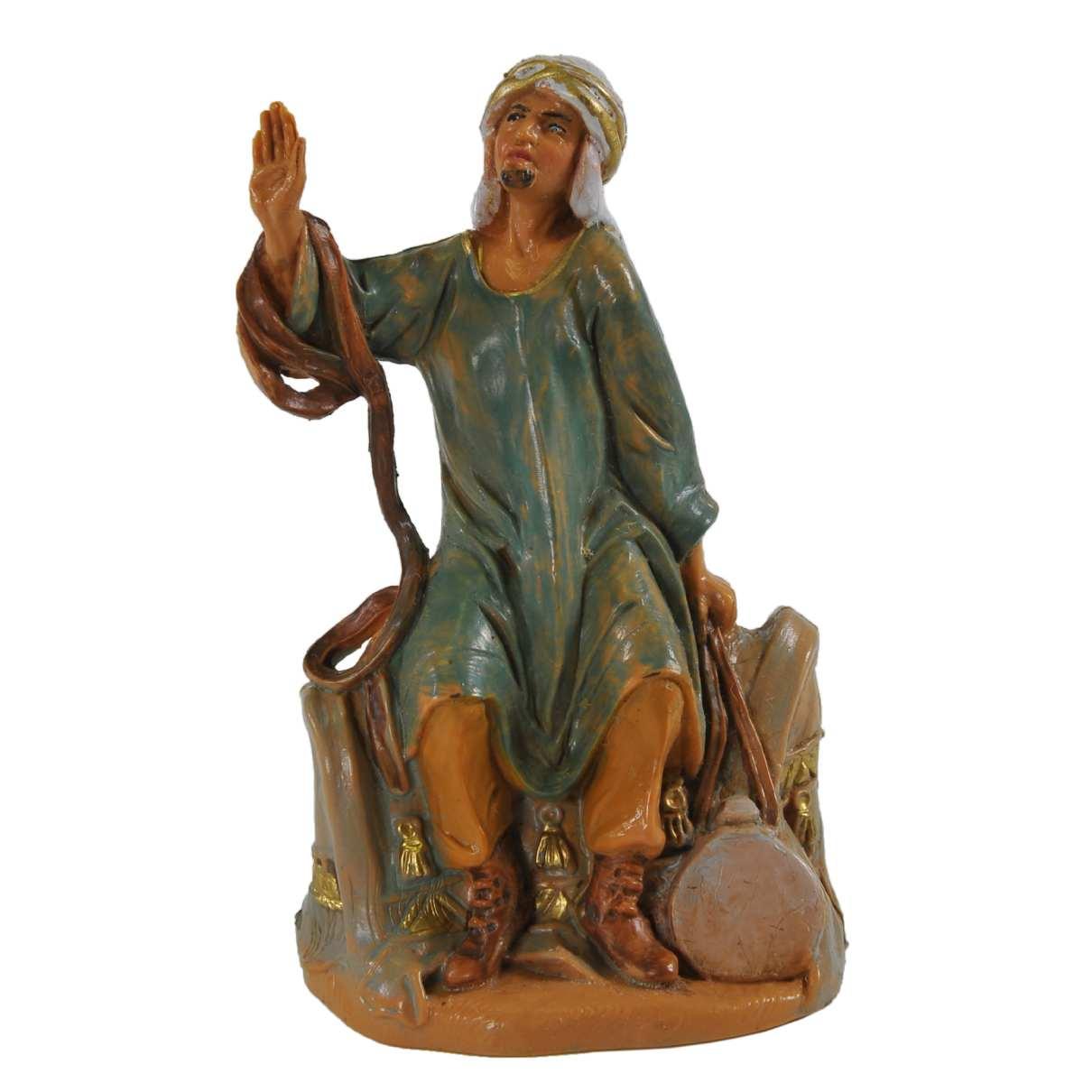 Statua cm.9,5 Cammelliere su Sella | Fontanini