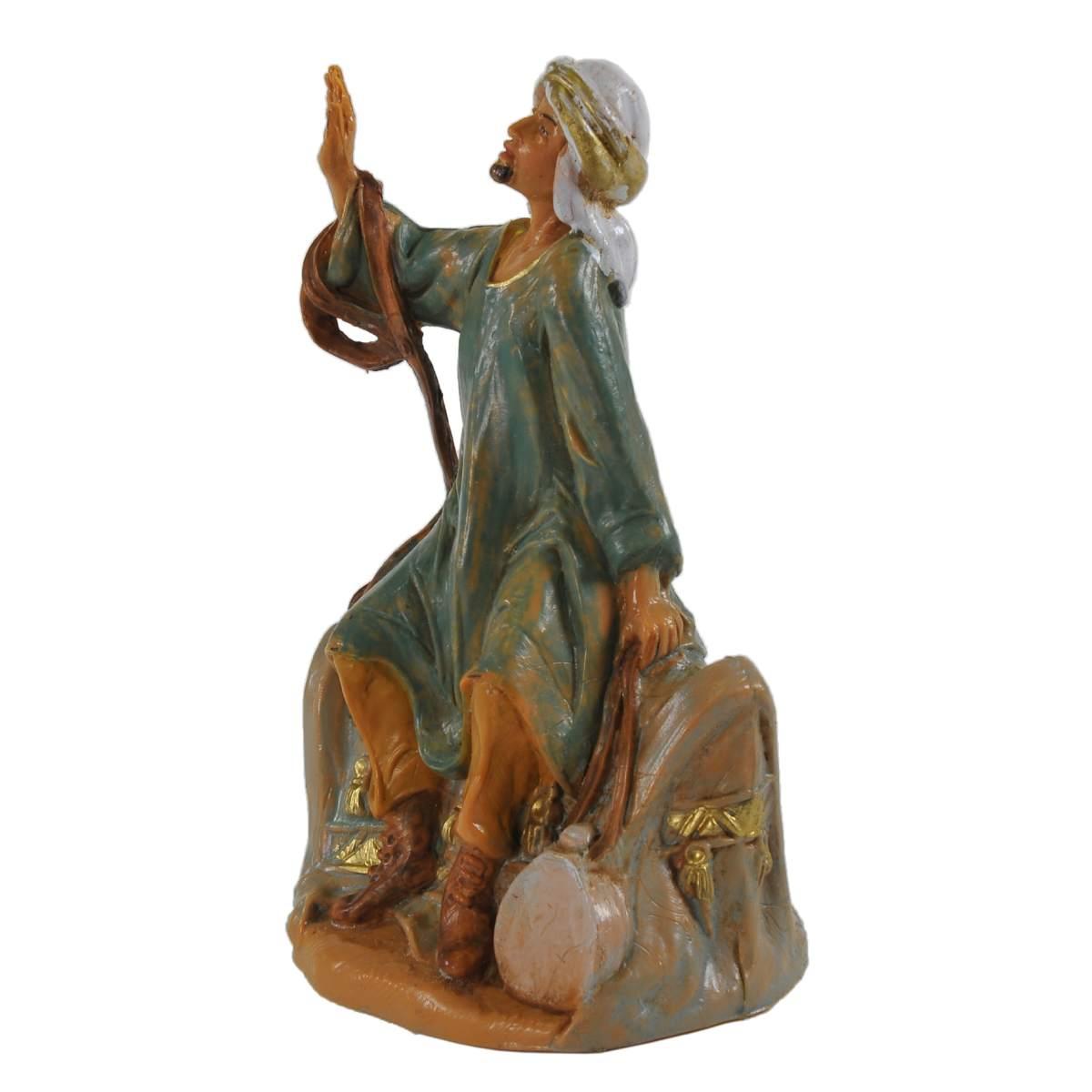 Statua cm.9,5 Cammelliere su Sella | Fontanini