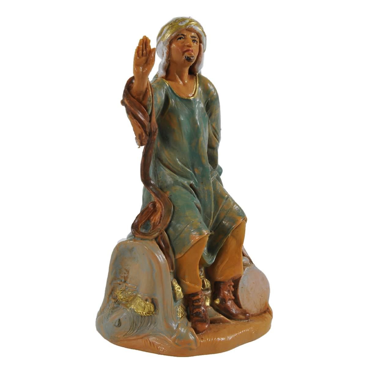 Statua cm.9,5 Cammelliere su Sella | Fontanini