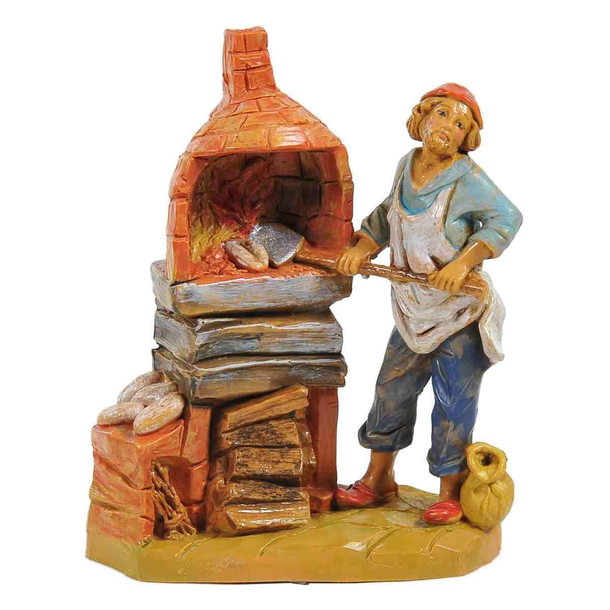 Statua cm.9,5 Fornaio | Fontanini