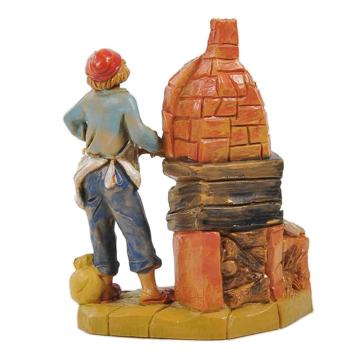 Statua cm.9,5 Fornaio | Fontanini