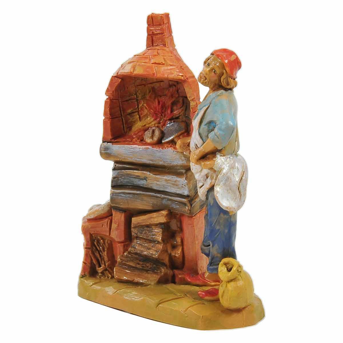 Statua cm.9,5 Fornaio | Fontanini