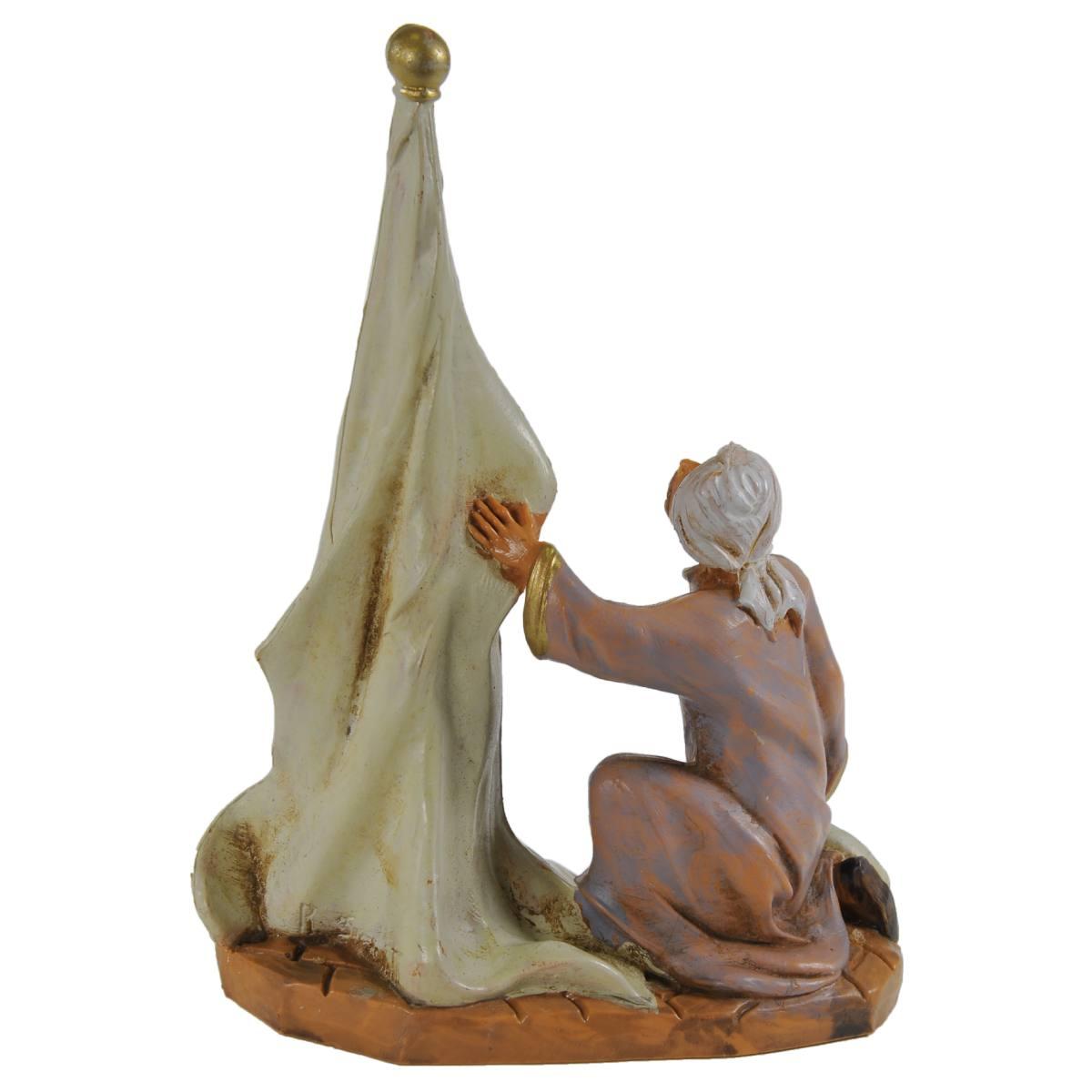 Statua cm.9,5 Montatore Tende | Fontanini