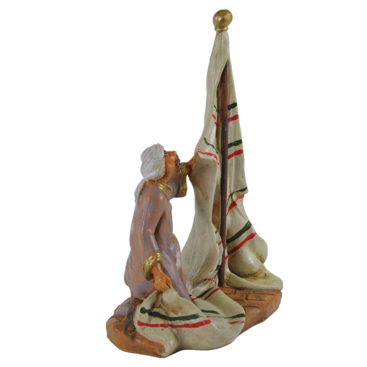 Statua cm.9,5 Montatore Tende | Fontanini