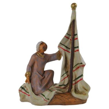 Statua cm.9,5 Montatore Tende | Fontanini