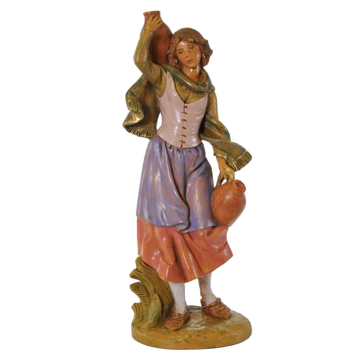 Statua cm.30 Pastorella con Brocche | Fontanini