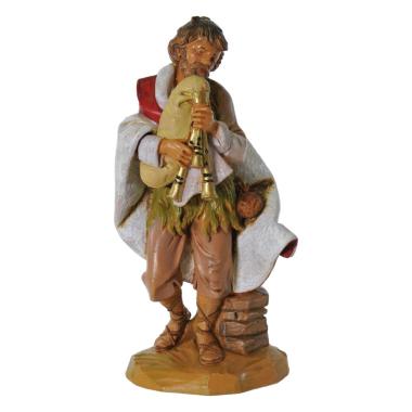 Statua cm.19 Pastore con Zampogna | Fontanini