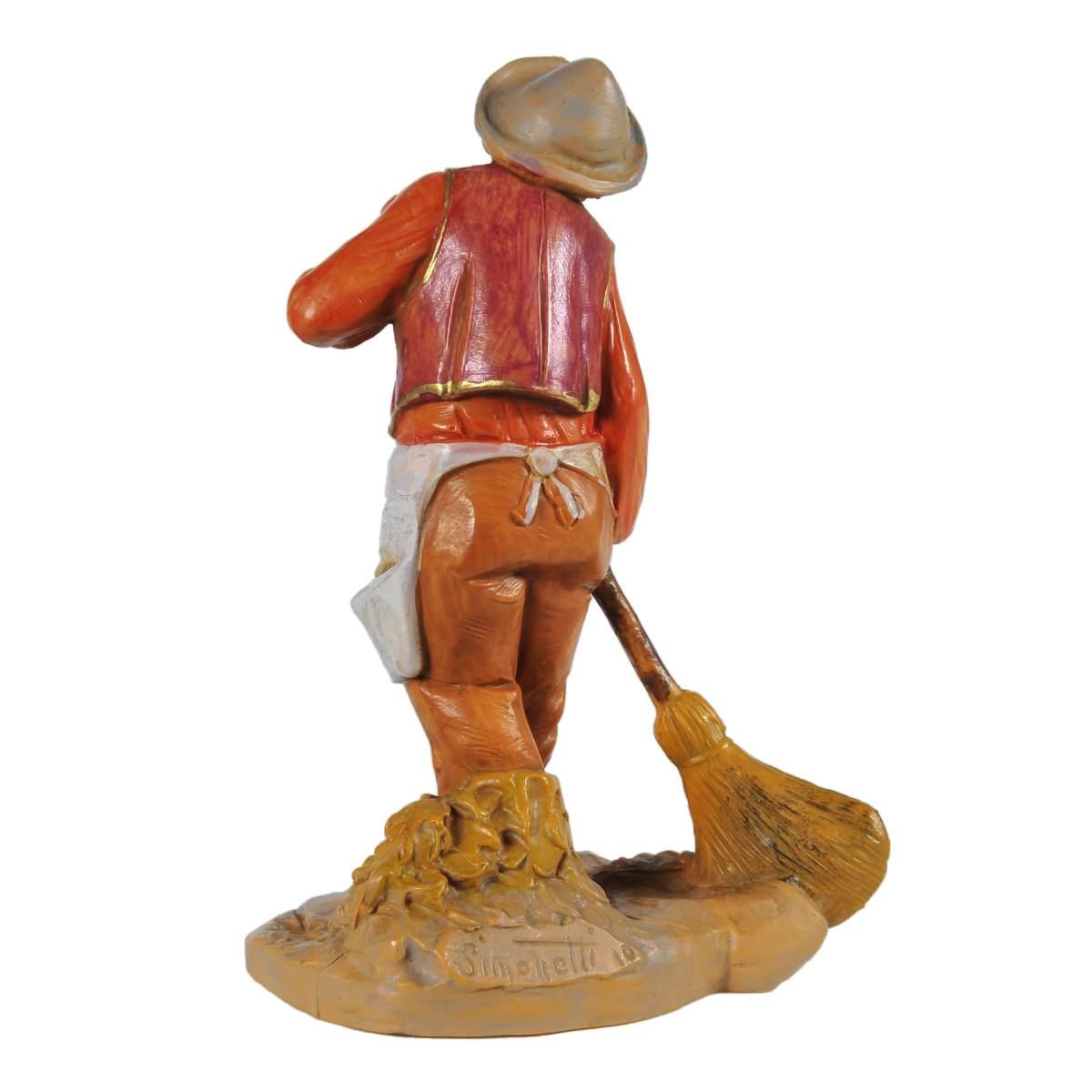 Statua cm.12 Ragazzo che Spazza | Fontanini