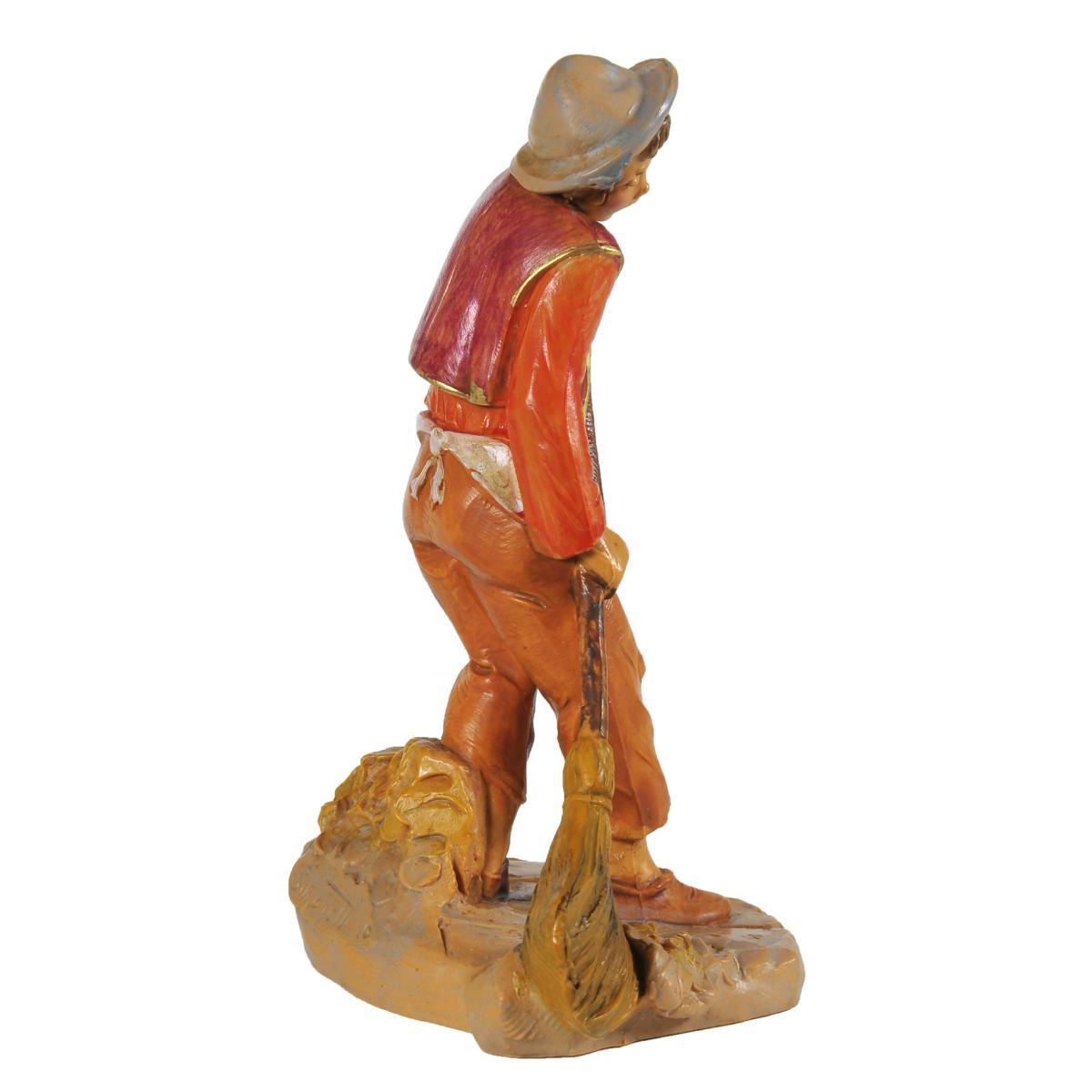 Statua cm.12 Ragazzo che Spazza | Fontanini