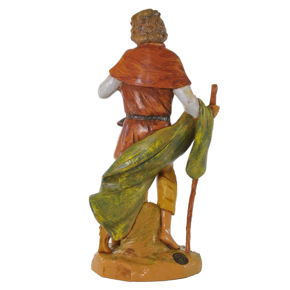 Statua cm.30 Pastore con Cane e Bastone | Fontanini