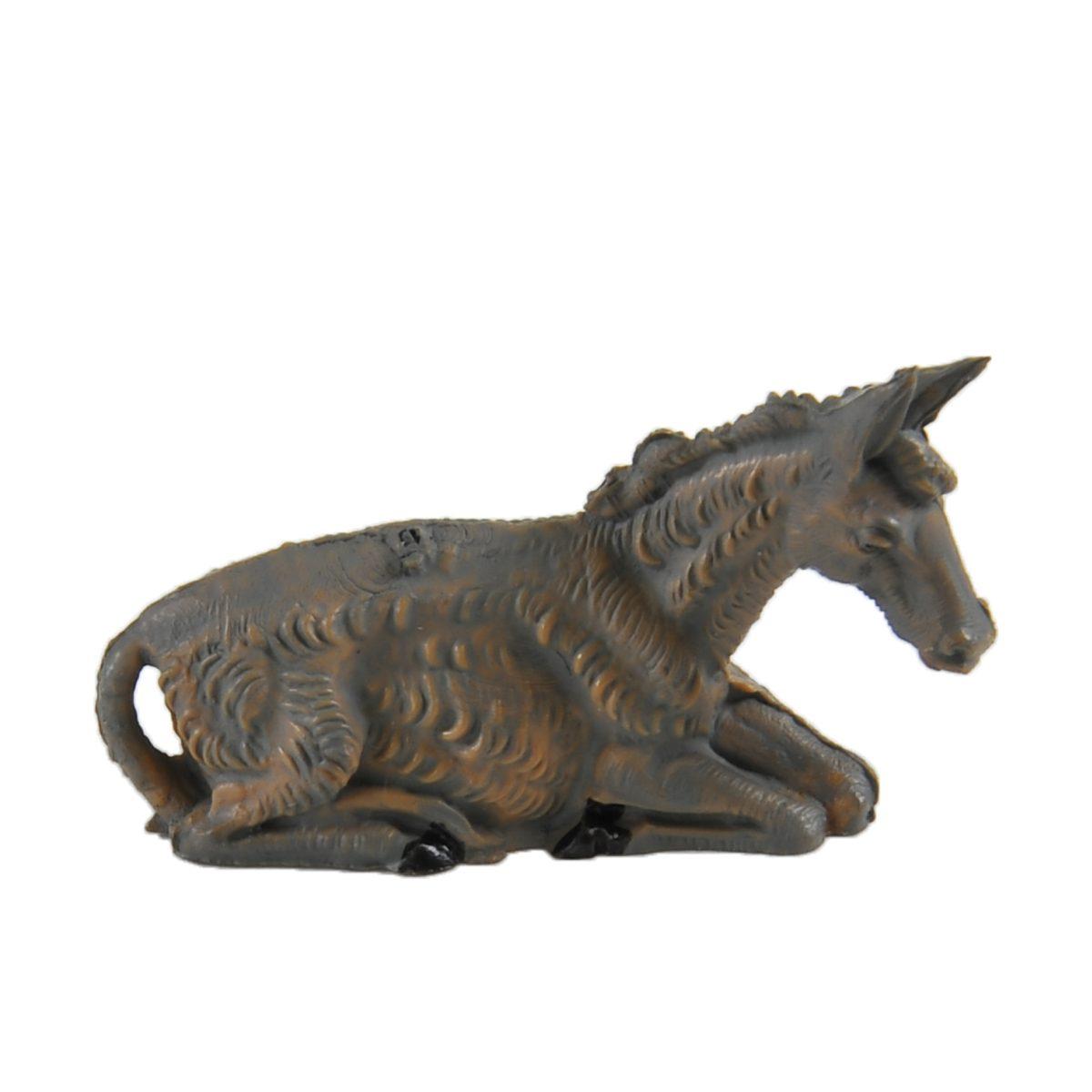 Statua cm.4 Asino Sdraiato | Fontanini