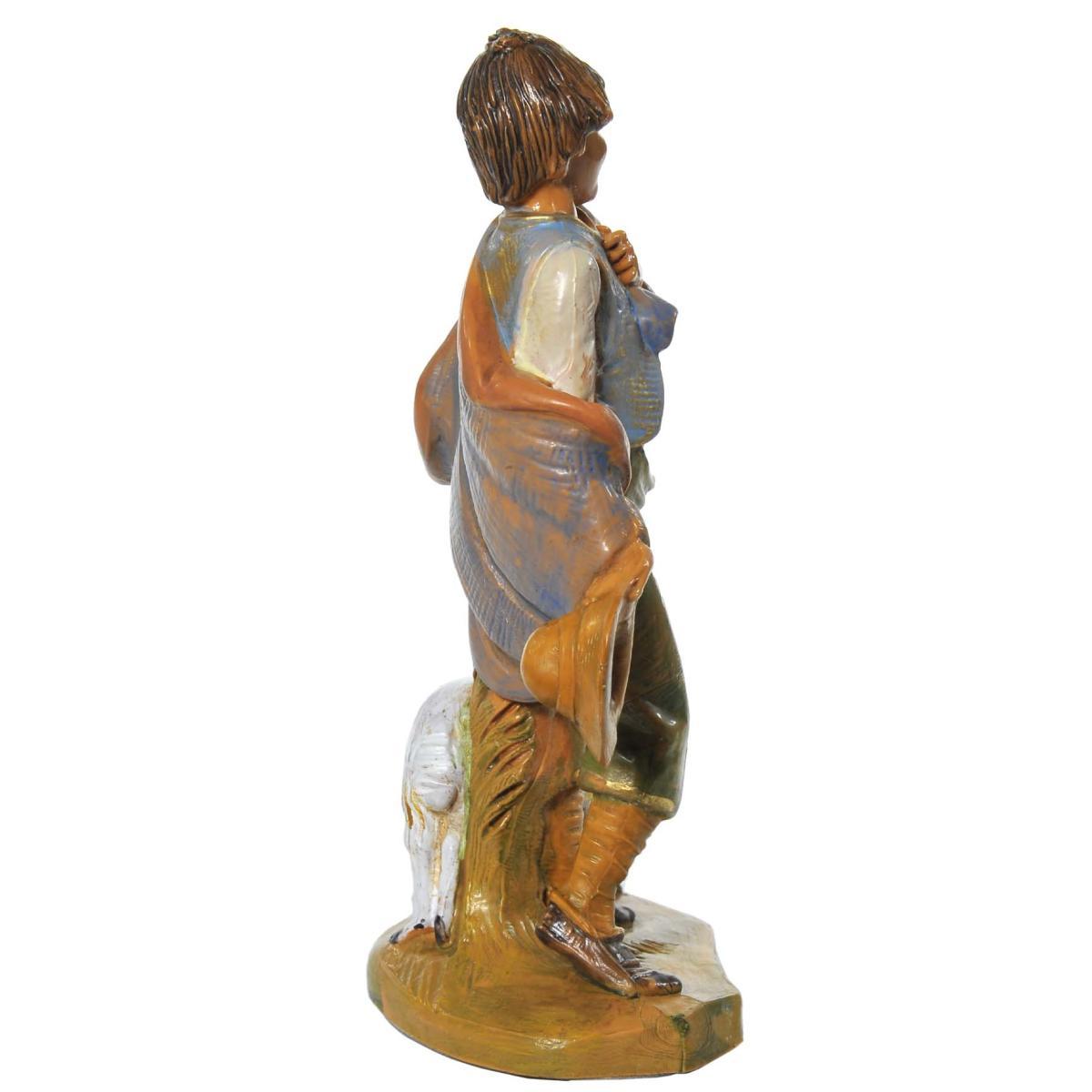 Statua cm.12 Pastore con Pecora e Cappello | Fontanini