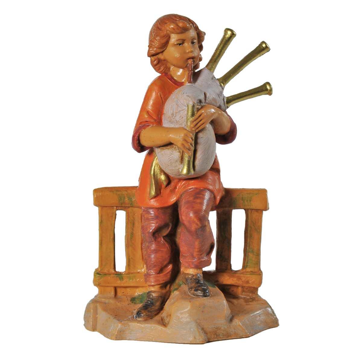 Statua cm.12 Pastore Ragazzo Zampognaro | Fontanini