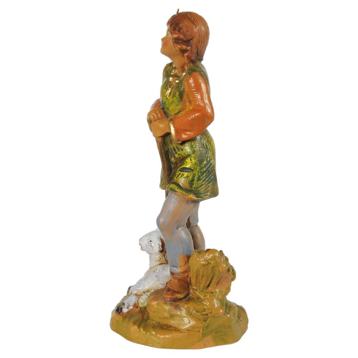 Statua cm.9,5 Pastore con Pecora Seduta | Fontanini