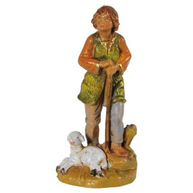 Statua cm.9,5 Pastore con Pecora Seduta | Fontanini