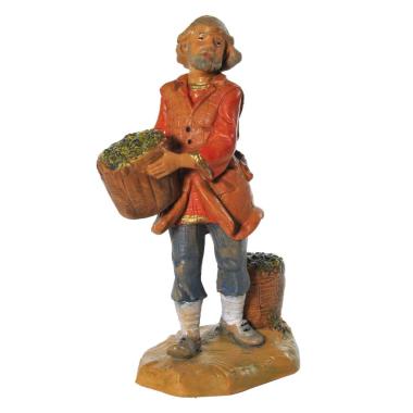 Statua cm.12 Venditore Uva | Fontanini