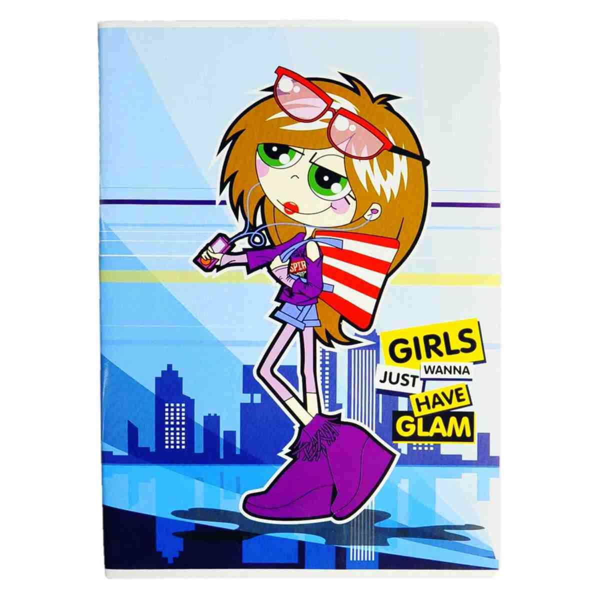 Quaderno Mod. A4 Riga A Girls Pool Over |Pool Over