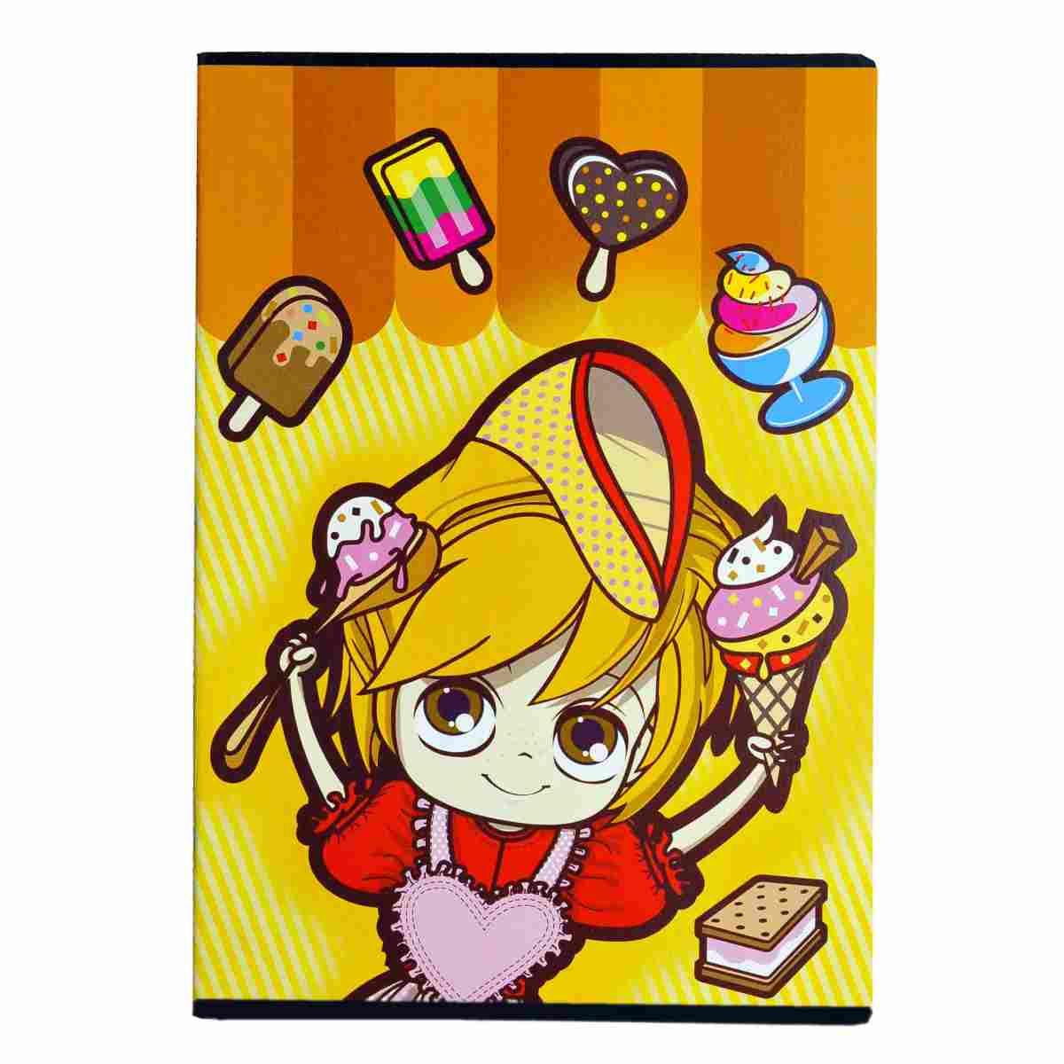 Quaderno Mod. A4 Riga B Scary Girl Pets Pool Over |Pool Over