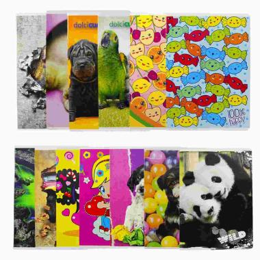 Quaderno Mod. A5 Riga 10mm 13 Modelli Assortiti |Pool Over