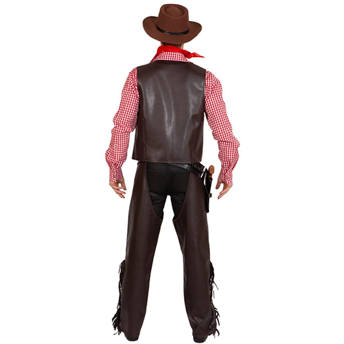 Gambali Chaps Cowboy Ecopelle Marroni |Orlob