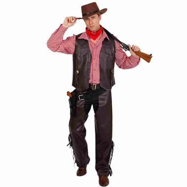 Gambali Chaps Cowboy Ecopelle Marroni |Orlob