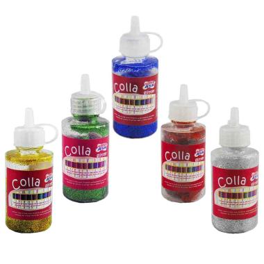 Colla Liquida Glitter gr.60 6 Colori |M2 Store