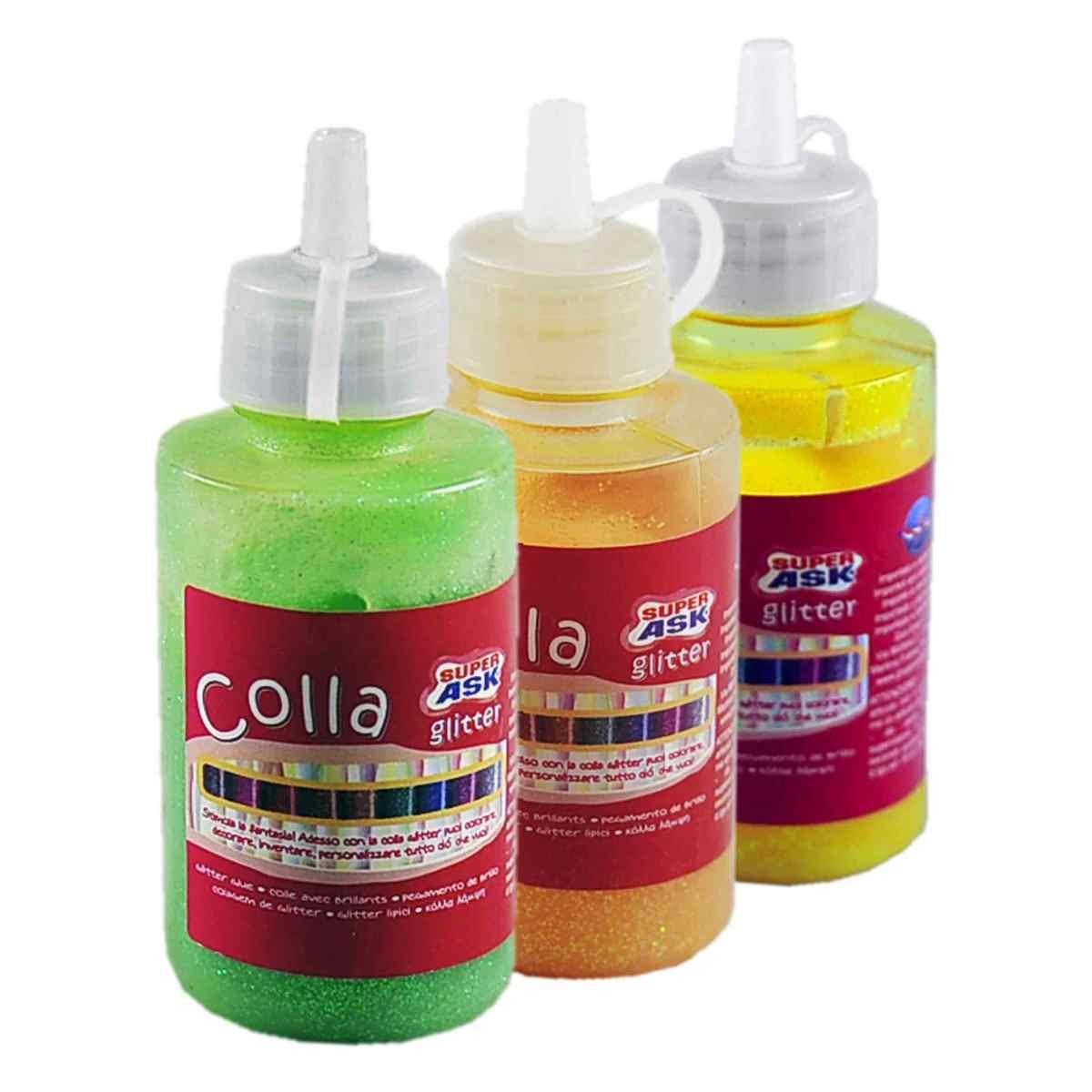 Colla Liquida Glitterata gr.60 6 Colori |M2 Store