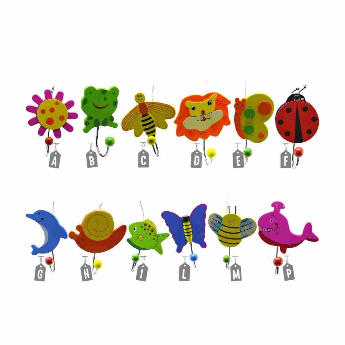 Appendino Legno Animali 12 Mod. | M2 Store