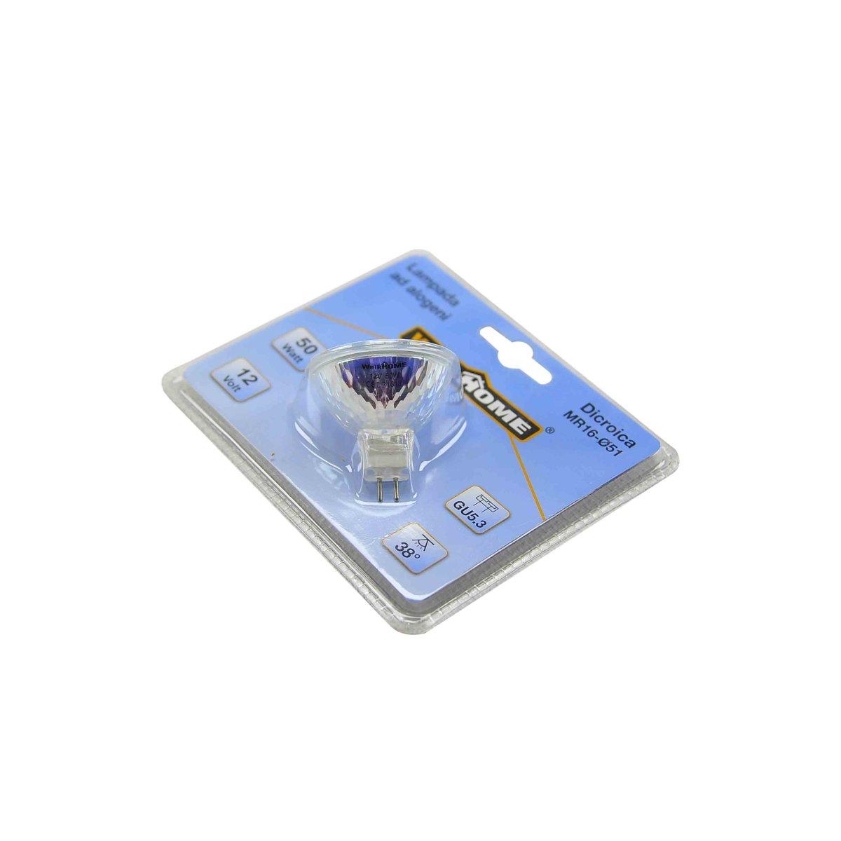 Lampadina Dicroica Alogena 50W 12V | M2 Store