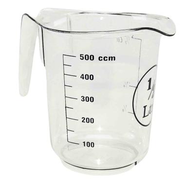 Caraffa Graduada ml.500 PVC Trasparente | M2 Store