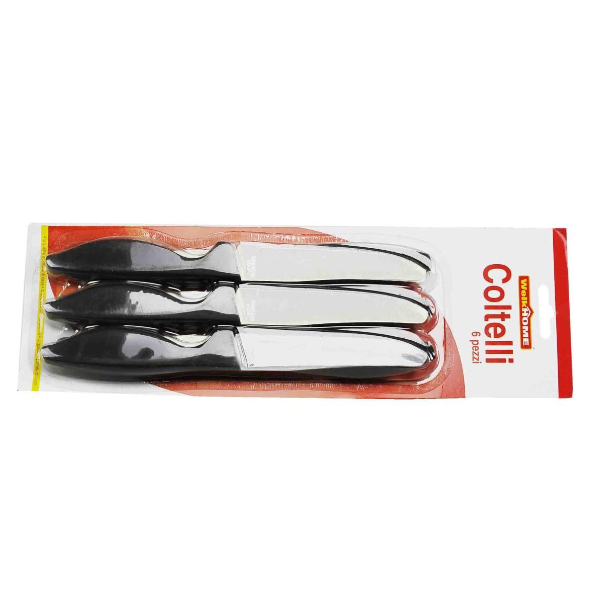 Coltelli Tavola Set pz.6 Welk Home Bianco 3 Colori | M2 Store