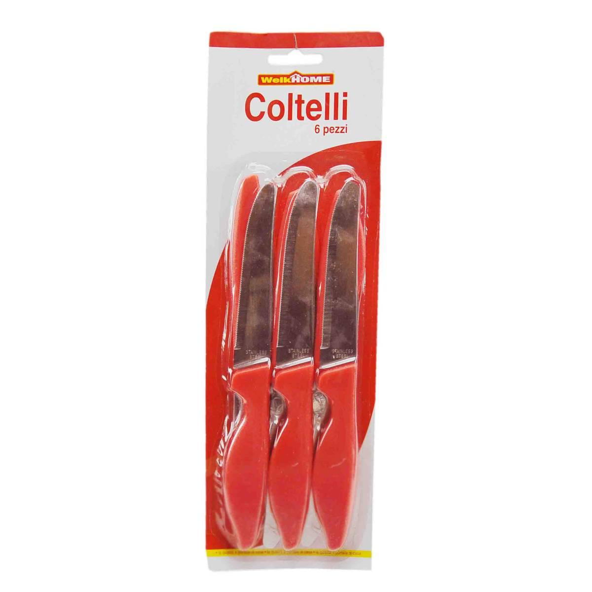 Coltelli Tavola Set pz.6 Welk Home Bianco 3 Colori | M2 Store