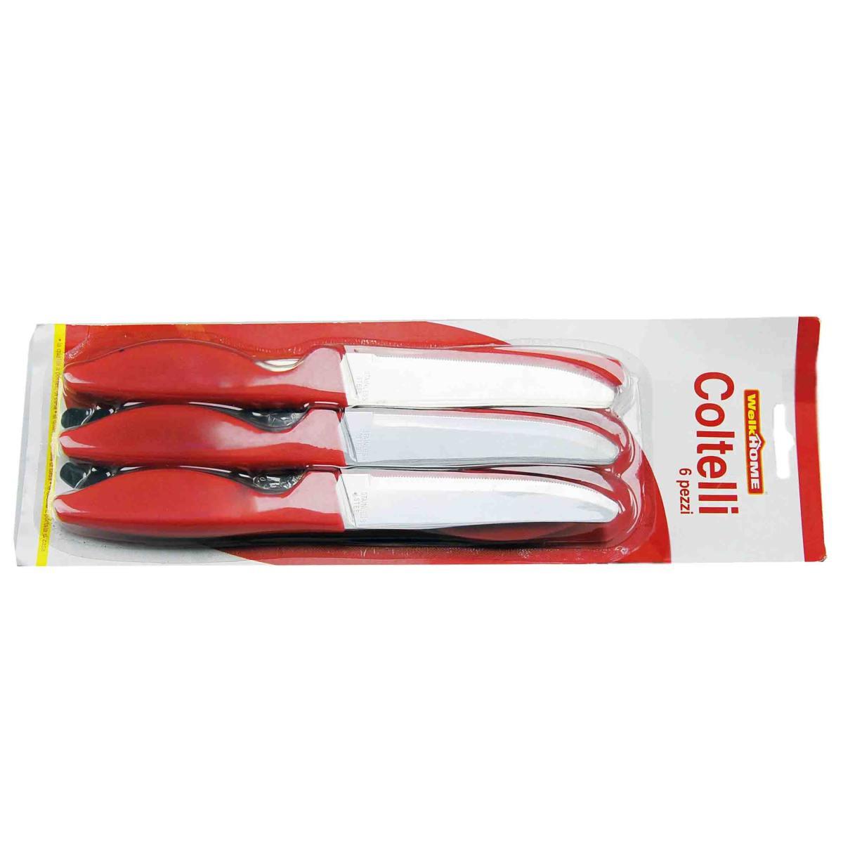 Coltelli Tavola Set pz.6 Welk Home Bianco 3 Colori | M2 Store