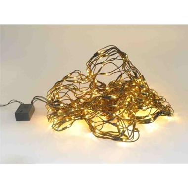 Luci Natale Interno 280 Mantello con Anello Rete Bianco Caldo |M2 Store