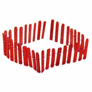 Staccionata Legno Rossa cm.40x4 | M2 Store