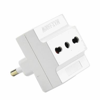 Adattatore Triplo BiPasso 250V 10A | M2 Store