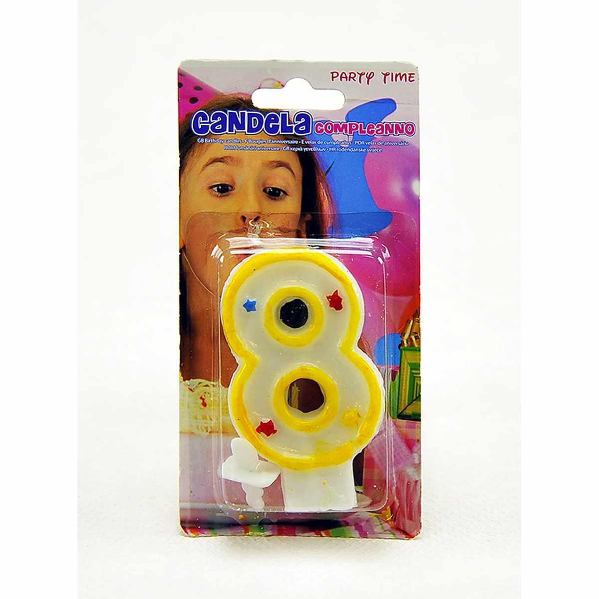 Candelina Compleanno N.8 |M2 Store