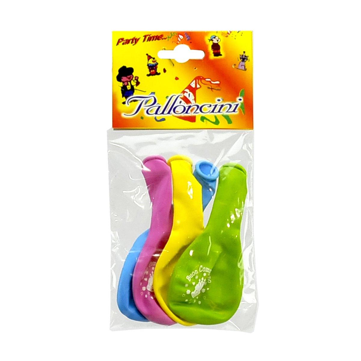 Palloncino cm.Ø32 Buon Compleanno Set pz.4 |M2 Store