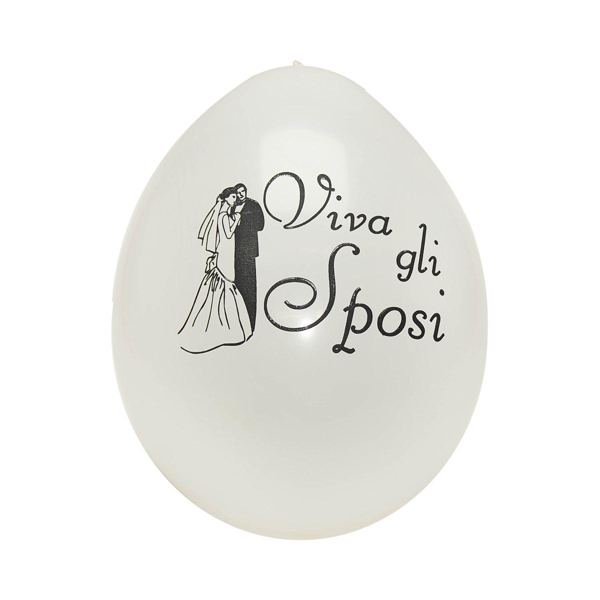 Palloncino cm.Ø25 Wiva Gli Sposi Set pz.4 |M2 Store