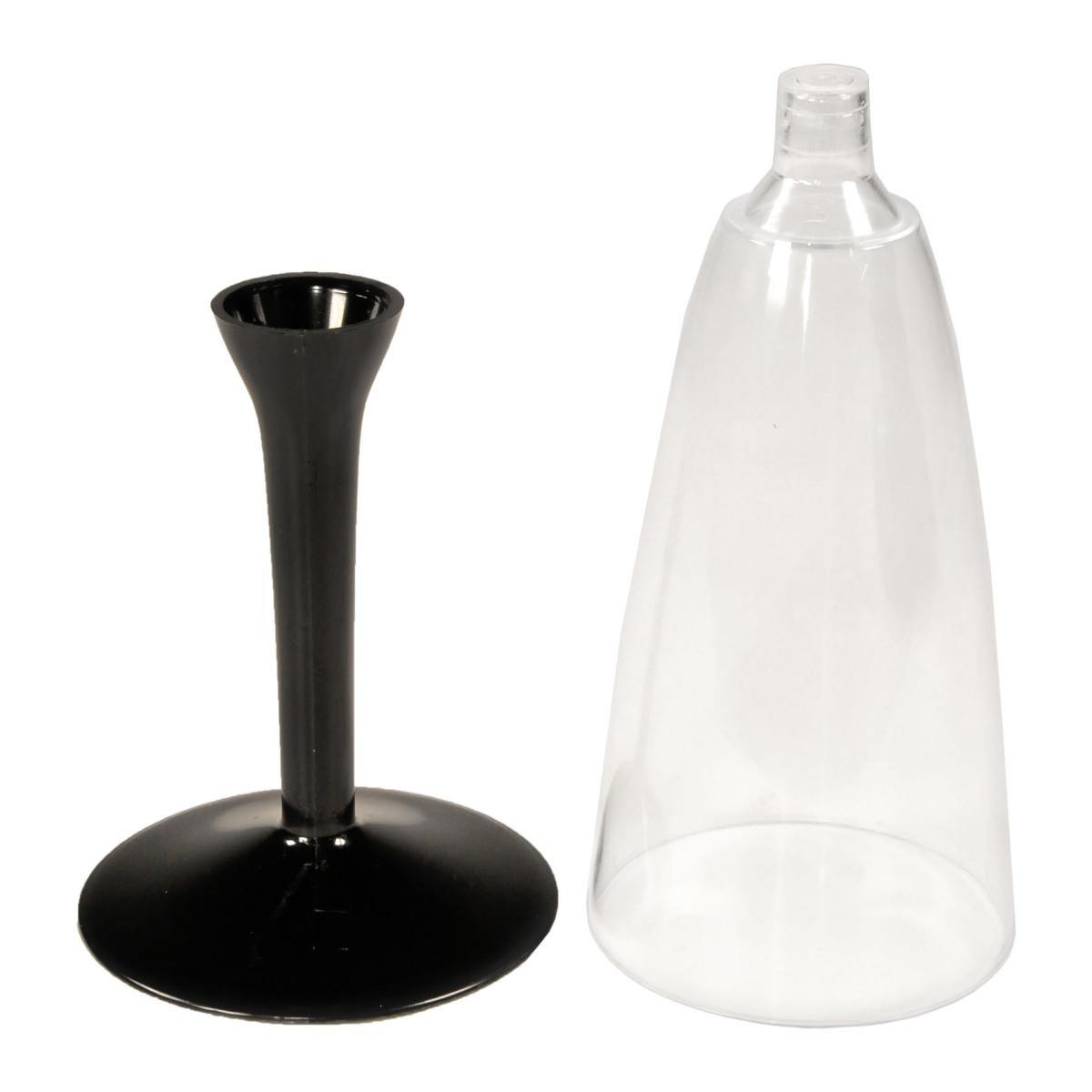 Bicchiere Pl Flute Kristal Nero Set pz.6 |M2 Store