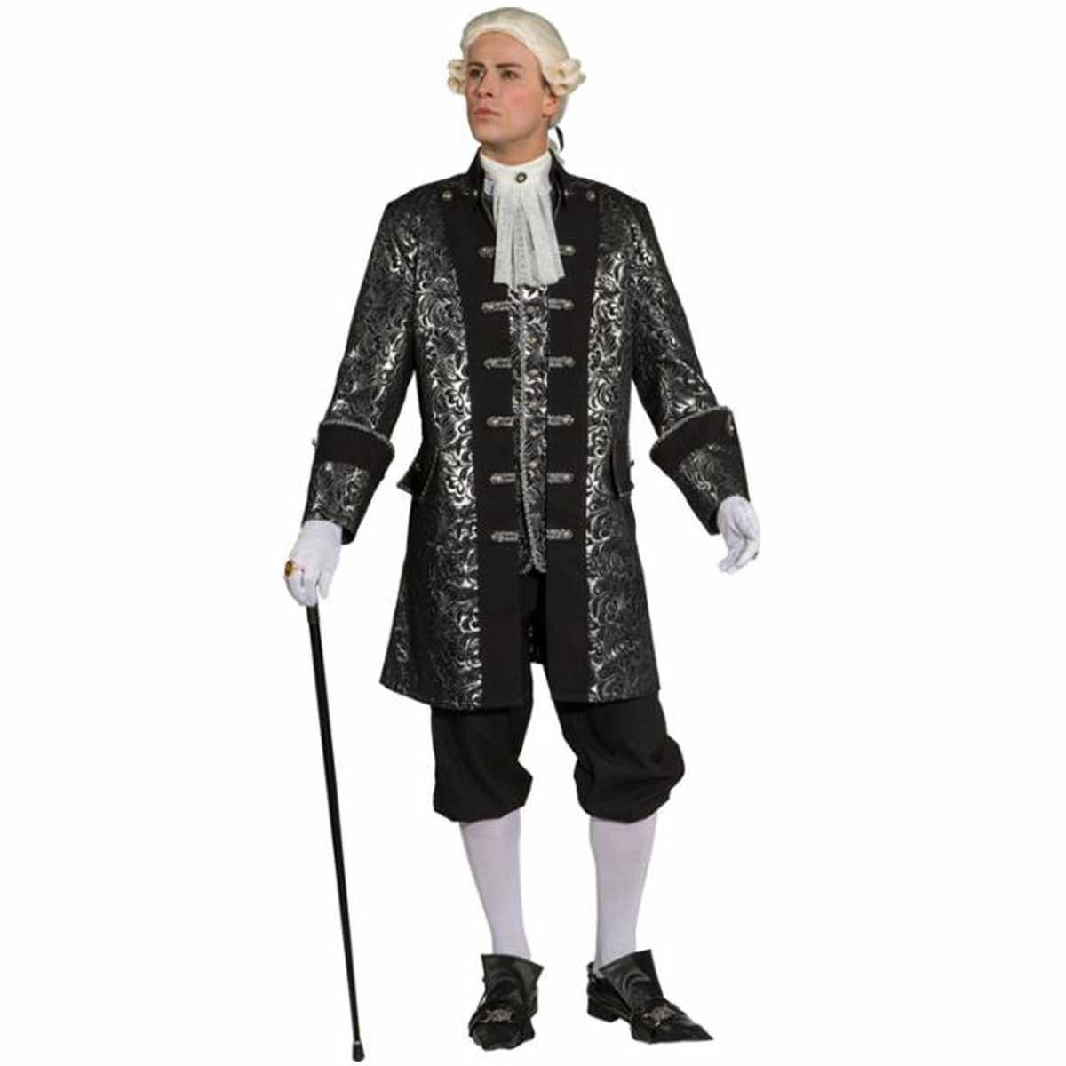 Giacca Conte Nera Argento |Orlob