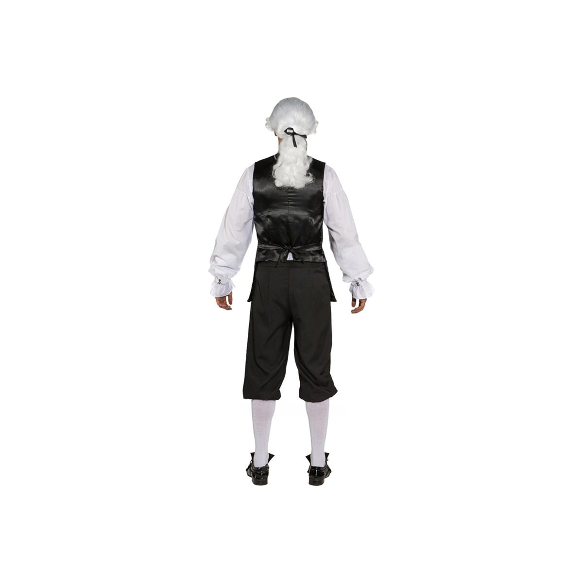 Costume Gilet Conte Nero Argento |Orlob