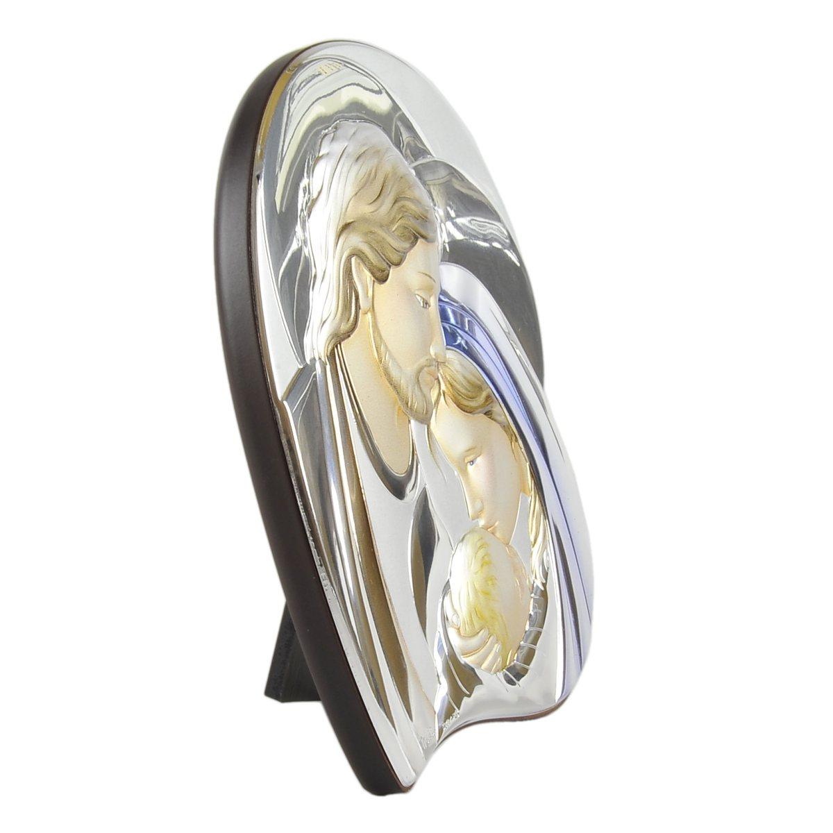 Quadro Argento cm.29x34 Sacra Famiglia | Thilia