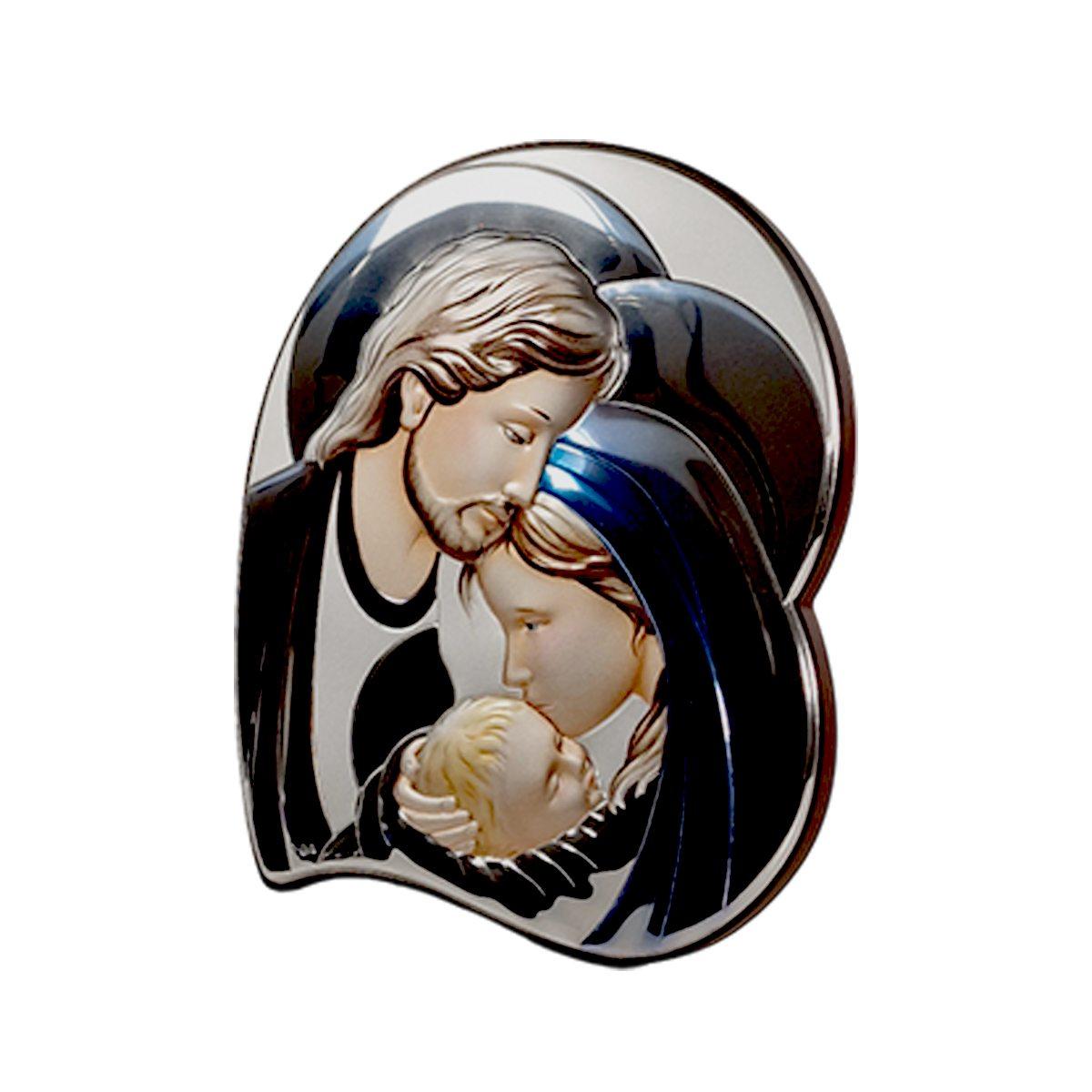 Quadro Argento cm.18x21 Sacra Famiglia | Thilia