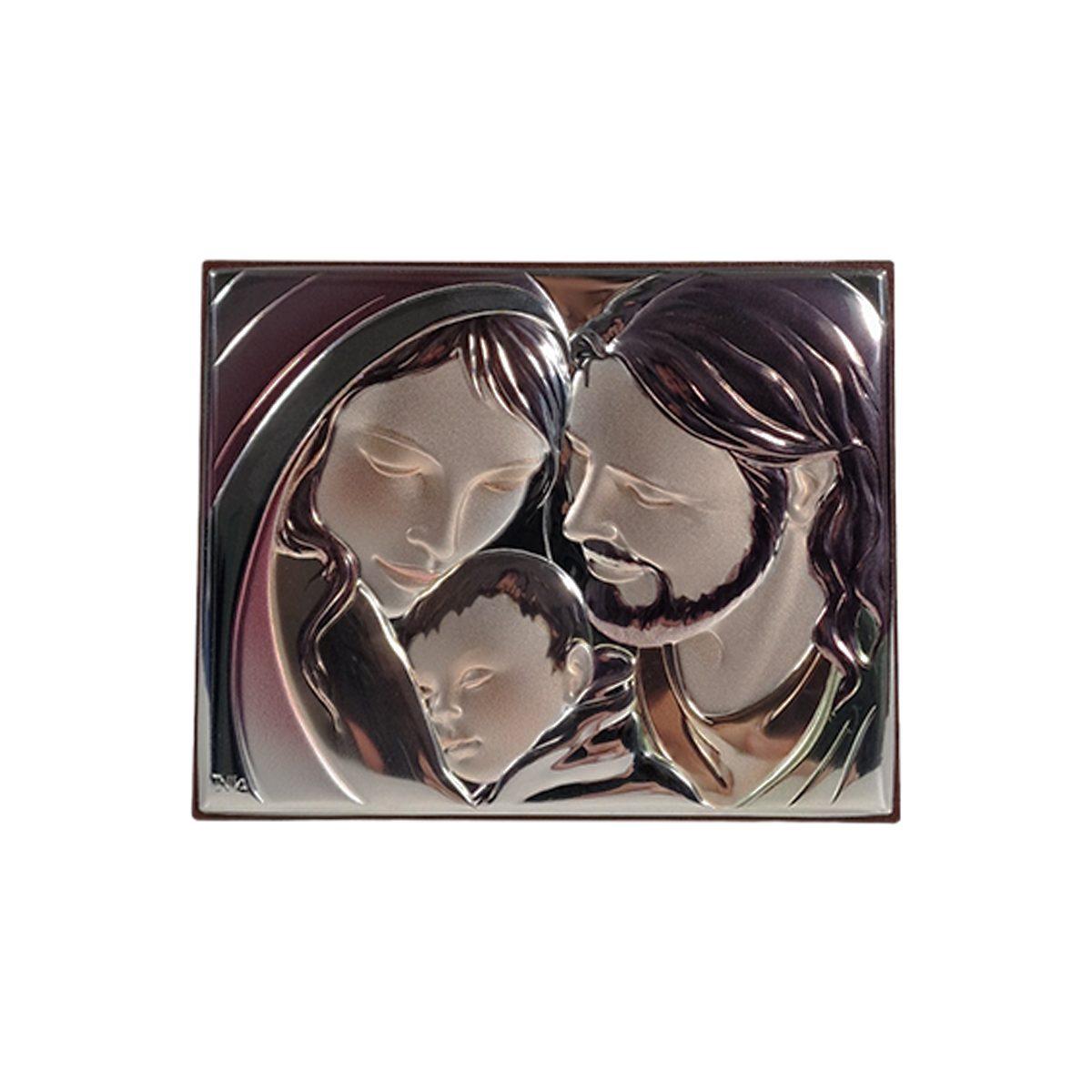 Quadro Argento cm.14x11 Sacra Famiglia | Thilia